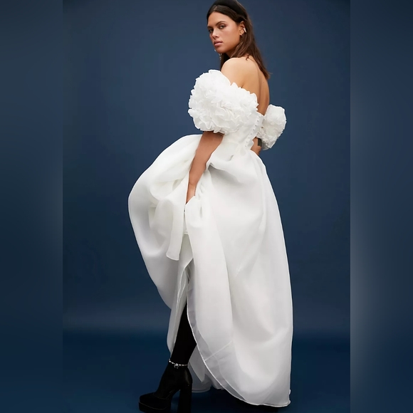 FINAL PRICE! Rare $625 Free People Wedding Gown - Picture 2 of 6
